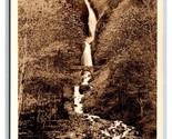 RPPC Wah-Kee-Na Falls Along Columbia River Highway Oregon OR UNP Postcar... - $5.08