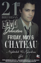 Levi Johnston @ Chateau Nightclub Las Vegas Promo Card - £1.54 GBP