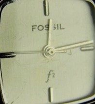 Fossil F2 All Stainless Steel WR 30m Woman Watch Quartz Analog New Battery Runs - £23.74 GBP