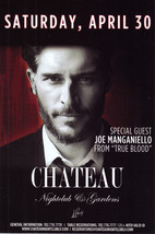 Joe Manganiello @ Chateau Nightclub Las Vegas Promo Card - £1.52 GBP