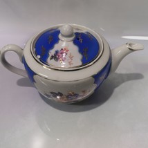 Rare USSR Polonne Porcelain Teapot Gardner Style 53-57 Hand Painted Flowers - $37.04