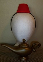 Aladdin costume props Alladin Aladin Genie lamp and red fez hat - £15.95 GBP
