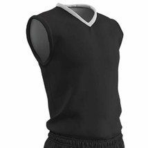 MNA-1119127 Champro Youth Clutch Basketball Jersey Black White Large - $19.06