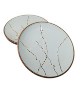 Made In Japan Ceramic Soushun Sakura Cherry Blossoms Large Dinner Plates... - $166.16 CAD