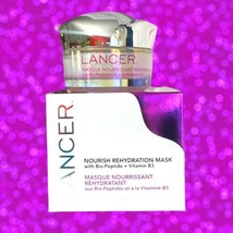 Lancer Nourish Rehydration Mask with Bio-Peptide + Vitamin B3 1.7 Oz New In Box - £54.11 GBP