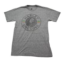 Zion Rootswear Shirt Mens S Gray Crew Neck Short Sleeve Bob Marley One Love Tee - £11.75 GBP