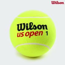 Wilson US Open 9IN Jumbo Tennis Ball Signature Autograph Ball Yellow WRX... - $71.19