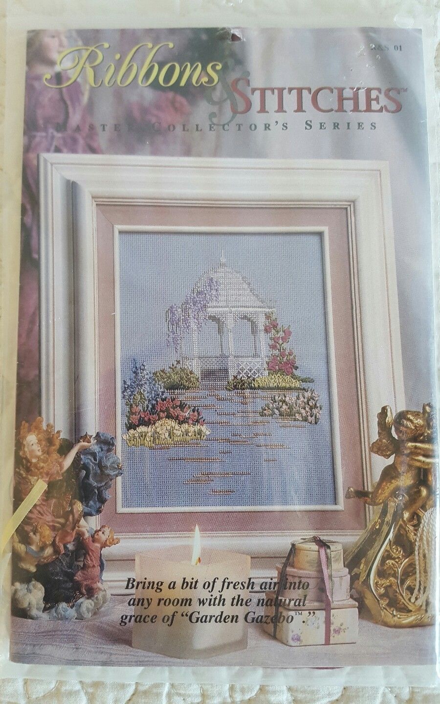 NEW Ribbons and Stitches Master Collector&#39;s Series Garden GazebCross Sti... - $8.99
