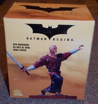 Gentle Giant  Dc Batman Begins Ken Watanabe Ra&#39;s Al Ghul Mini Statue New... - £59.72 GBP