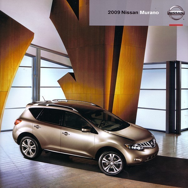 Primary image for 2009 Nissan MURANO sales brochure catalog US 09 S SL LE