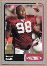 2003 Topps Total Silver #33 Russell Davis Arizona Cardinals - £1.86 GBP