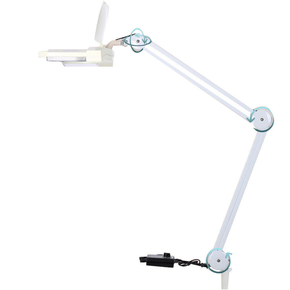 10x LED Table Clamp white color Magnifying Lamp for reading 110V  Item image 2