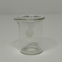 Vtg Laboratory Equipment - Small Corning Pyrex 30 ml Glass Beaker Apothe... - $14.13