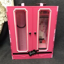 Mattel Barbie Pink Wardrobe Closet Storage Carrying Case 13&quot; x 10&quot;, 2013... - £9.29 GBP