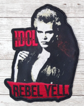 Billy Idol - Rebel Yell Iron On Embroidered Patch  3 1/8&quot;x 4 1/2&quot; - $7.49