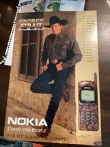 George Strait 15x10 poster Nokia Concert Schedule Rare - £11.76 GBP