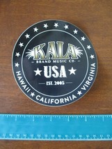 Authentic KALA UKULELE Sticker 5&quot; Round &quot;Hawaii * California * Virginia&quot; - £3.10 GBP