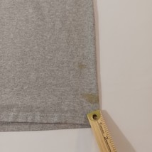 Delta Magnum Weight GEORGIA Men's Gray Cotton Blend Long Sleeve T-Shirt Size M image 3