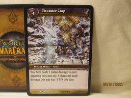 2007 World of Warcraft TCG Dark Portal card #125/319: Thunder Clap - £1.18 GBP