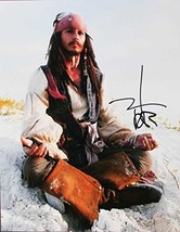 Johnny Depp Signed Autographed "Pirates of the Caribbean" Glossy 11x14 Photo - C - £194.93 GBP