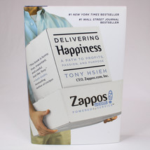 Signed By Tony Hsieh Delivering Happiness Hc Book w/DJ Zappos Ceo 1st Ed. 2010 - £25.85 GBP