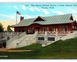 Electric Railway Station Point Defiance Tacoma Washington WA UNP DB Post... - $5.31