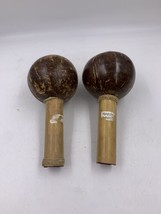 Set of 2 Maraca Bamboo Shakers Handcrafted in Indonesia - £9.71 GBP