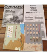 *No Counters* Death And Destruction Command Supplement Map And Rules  - $461.15 MXN