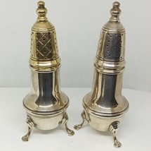 Colonial Revival Redlich &amp; Co. Sterling Silver 2954 Salt &amp; Pepper Shakers - £98.30 GBP