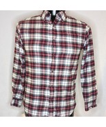 Men&#39;s Shirts Croft &amp; Barrow Long Sleeve Shirt Red Small - £11.21 GBP