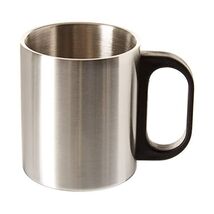 Highlander Insulated Mug - Silver, Large  - $30.00