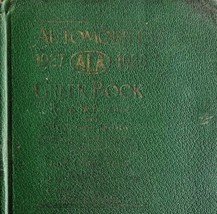 1927 Automobile Green Book ALA Vol 1 New England Tourist w/ Pull Out Map E52 - £79.92 GBP