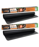 (2)BBQ Reusable Mat-100% Non-Stick, Easy to Clean Grilling Sheet for Smo... - $659.52 MXN