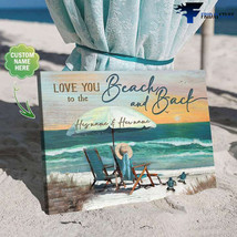 Turtle Beach I Love You To The Beach And Back Beach Scene - £12.58 GBP