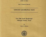 Geologic Map: Live Oak Creek Quadrangle, Texas - £10.39 GBP