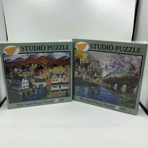 Bits and Pieces Studio Puzzle 500 Pieces Set of 2 Jigsaw Puzzles NIB - £15.88 GBP