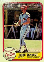 1981 Fleer Mike Schmidt #5A Baseball Card - Philadelphia Phillies - £1.19 GBP