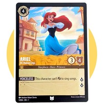 The First Chapter Disney Lorcana Card: Ariel on Human Legs 1/204 - £3.12 GBP