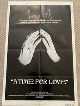 A Time for Love 1974, Drama/Romance Original Vintage One Sheet Movie Pos... - $49.49