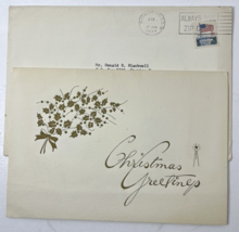 1972 Evelyn Lincoln Holiday Greetings Card w Envelope JFK Personal Secre... - £78.68 GBP
