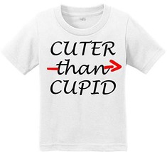VRW Cuter Than Cupid 3 Toddler T Shirt (White, 4T) - £11.66 GBP