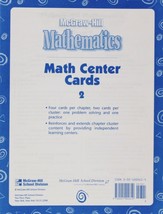 McGraw-Hill Mathematics Math Center Cards for Grade 2 -Problem Solving/P... - £31.45 GBP