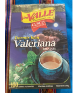 Del Valle Premium Tea Valeriana Relajante Peruvian Tea 100 bags Sealed b... - $23.42 CAD