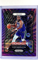 2023 2023-24 Panini Prizm Monopoly Purple Wave #50 Khris Middleton Bucks Card - £1.85 GBP