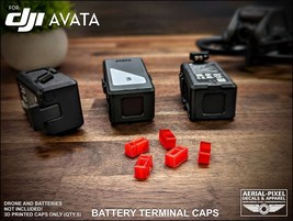 DJI AVATA Drone Battery Cover / Cap Flexible TPU 3D Print Qty 5 - £7.90 GBP