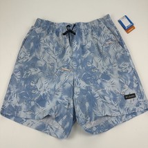 Columbia Men&#39;s Summertide Stretch Printed Shorts Jet Stream Sketchy Para... - $29.99