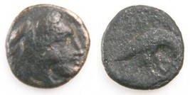381-369 BC Macedonian Kingdom AE16 Coin (VF) Amyntas III Eagle &amp; Serpent S-1453a - £103.62 GBP