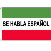 Vista Flags Se Habla Espanol 3x5 Foot Polyester Flag - £3.89 GBP