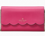 Kate Spade Gemma Hibiscus Pink Leather Chain Crossbody WLR00552 NWT $249... - £74.20 GBP
