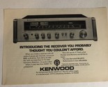 1977 Kenwood Vintage Print Ad Advertisement pa13 - $7.91
